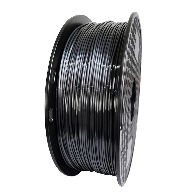 Pla 3d printer silke sort filament 1.75mm 250g/500g/1kg 3d print filamenter silkeblød skinnende sublimation materialer forsyninger