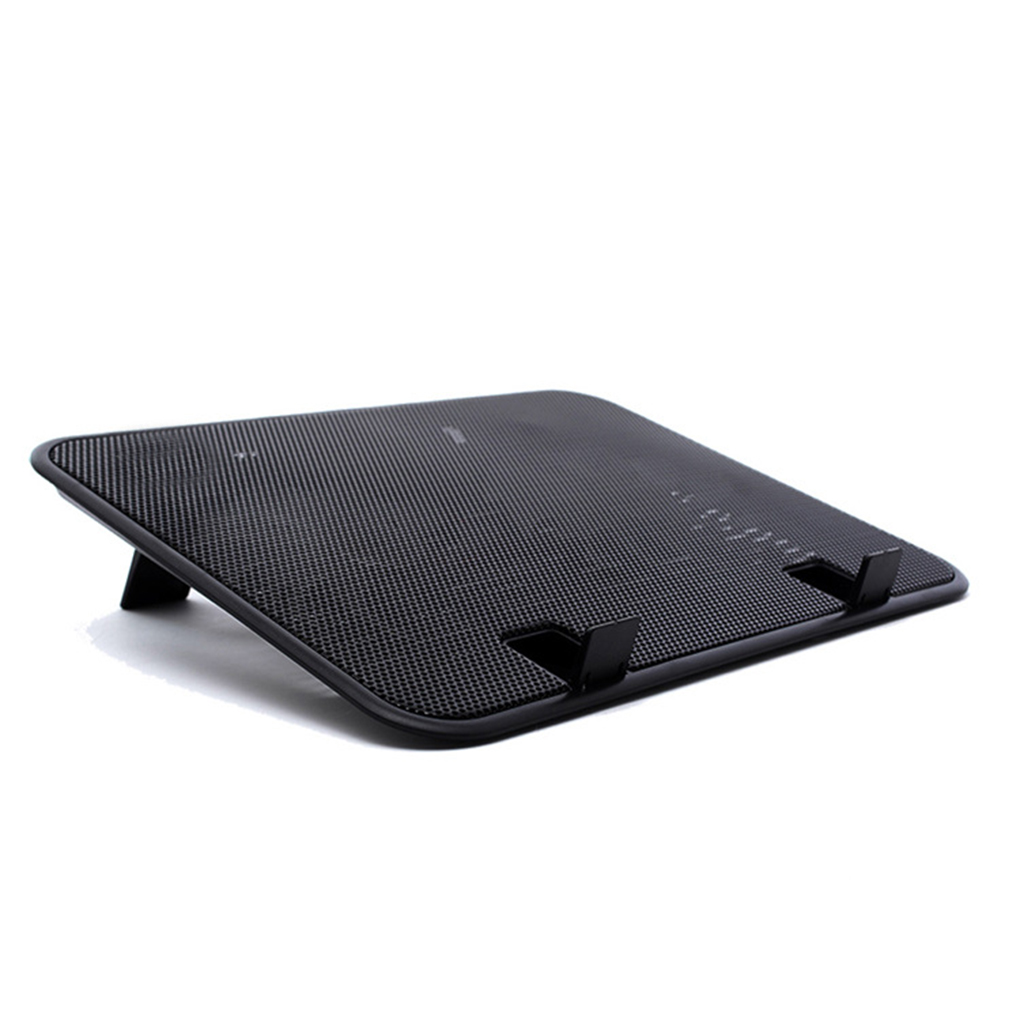 14 inch Notebook Koeler 5v Dual Fan USB Externe Laptop Cooling Pad Slanke Stand Hoge Snelheid Stille metalen Panel Fan