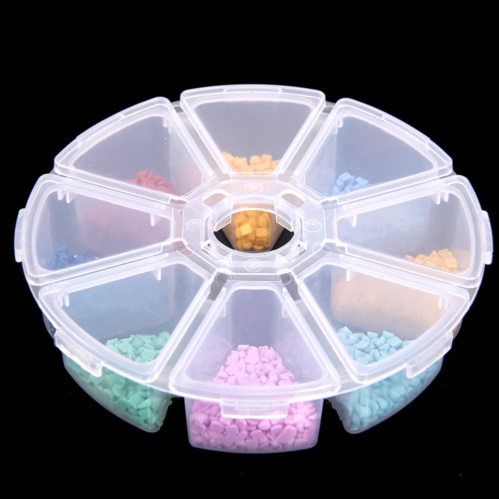 KONTONTY Diamant Aufbewahrung Set - 30 Kleine Flaschen + Aufkleber Für DIY Kunst