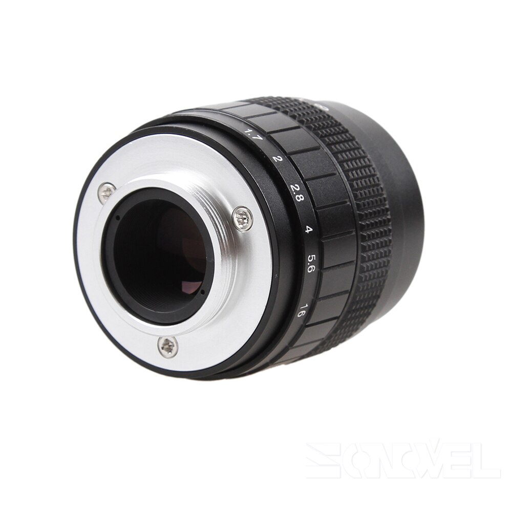 guangdong nte para filmes, lente para panasonic micro 4/3 m4/c e anel macro 35mm f1,7 cctv + suporte c 3 gf5 gf6 gx1 gx8 gx7 g85