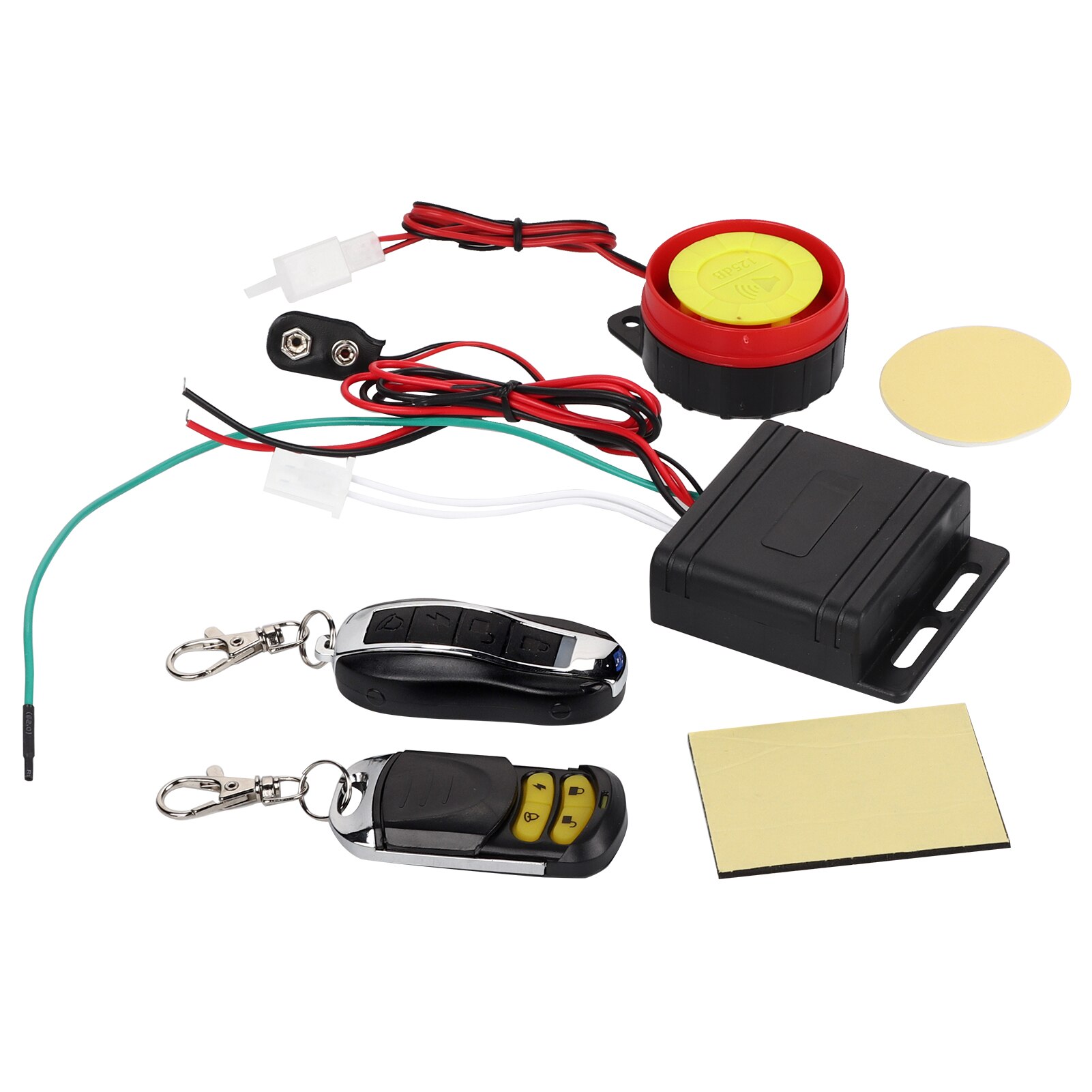 Motorcycle Bike Anti-theft Security Alarm System Remote Control 12V