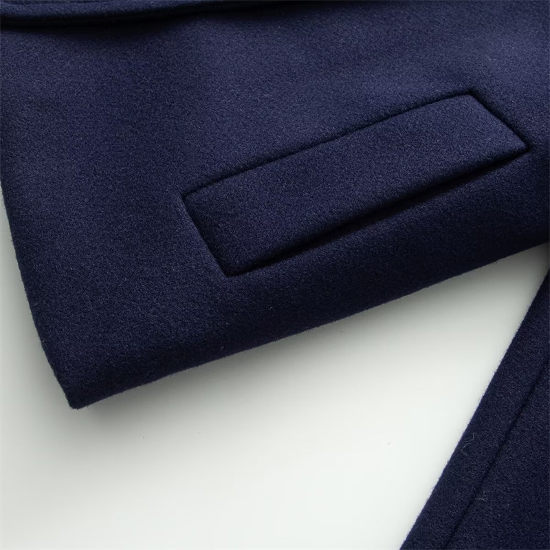 2026 Cappotto corto doppio petto versatile stile neutro elegante moda nuovo arrivo primavera 2026