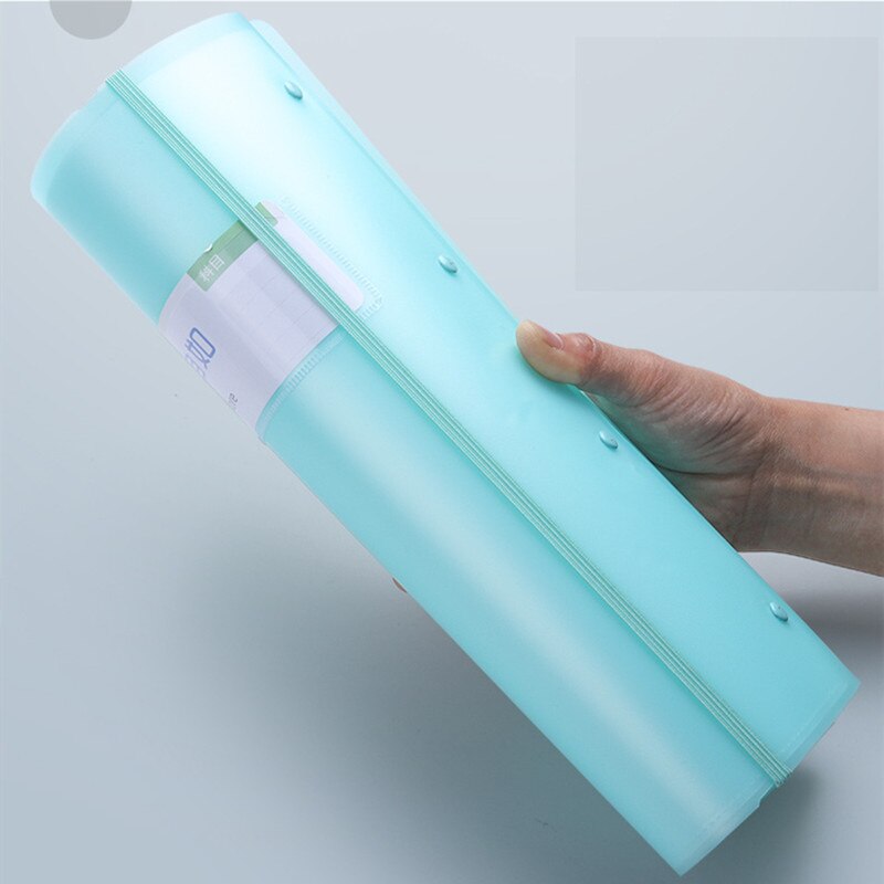 Portable Waterproof A3 Folder Business Office Strap File Storage Supplies School Student Test Paper Organizer Tools Accessories