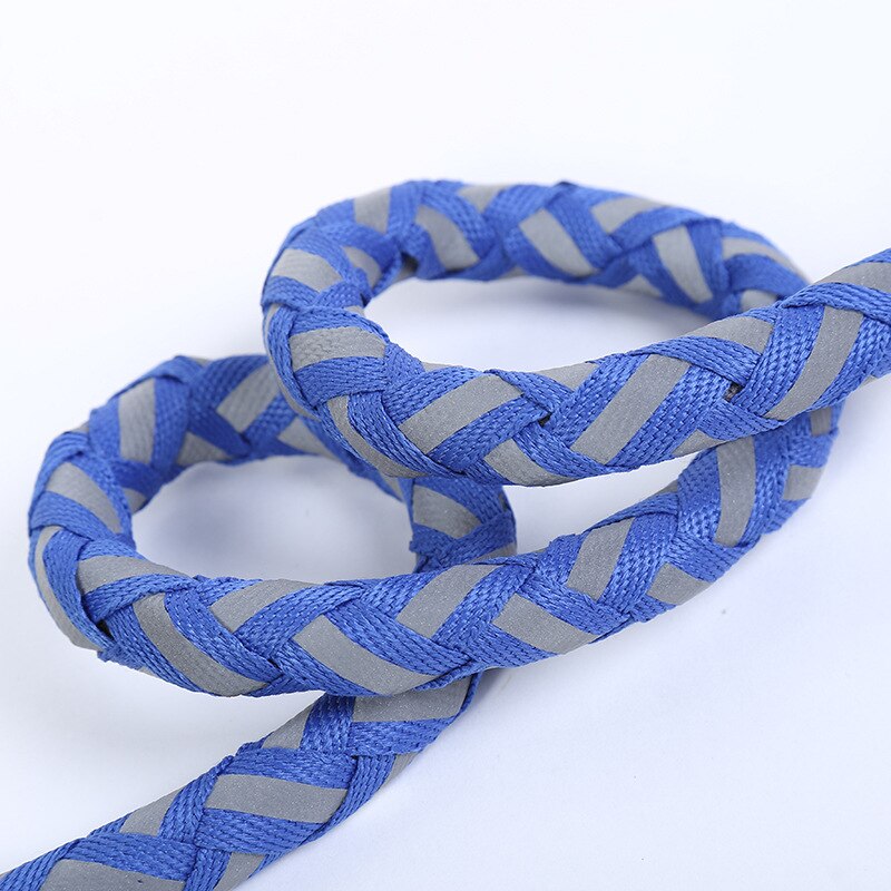 Luminous Harness For Dogs Reflective Dog Harness Leash Set Braided Traction Round Rope Large Medium Small Dog Chain Night Out