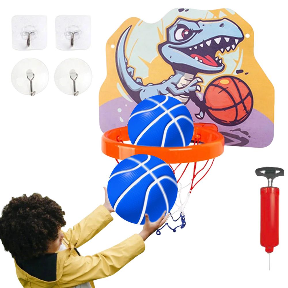 drinnen-Basketballkorb, kleiner Korb, faltbar, leuchtend Ich bin Inneren, Basketballkorb über der Tür, Basketballkorb, Schlafzimmerkorb, verstellbar: Schwarz