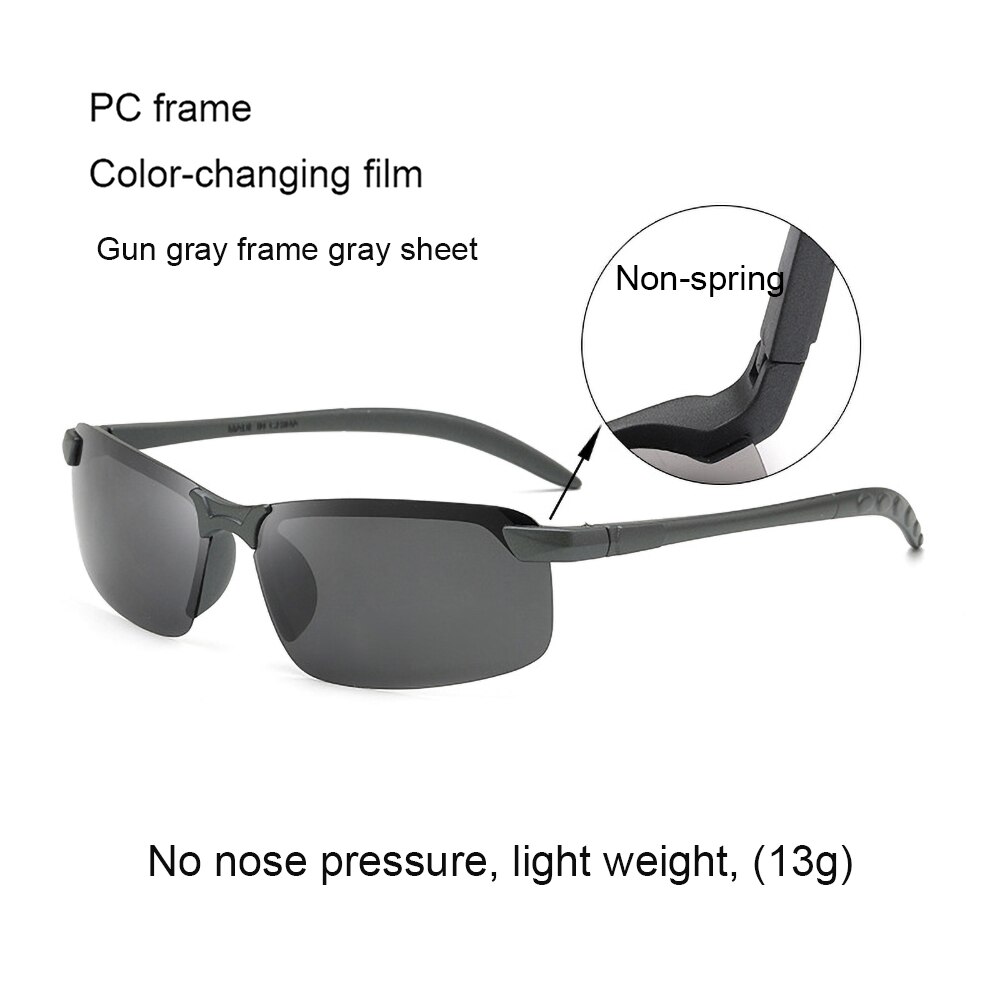 Day & Night Vision Driver Goggles Anti-Glare Night Driving Enhanced Light Glasses Sunglasses Goggles Car Accessories: Day Grey