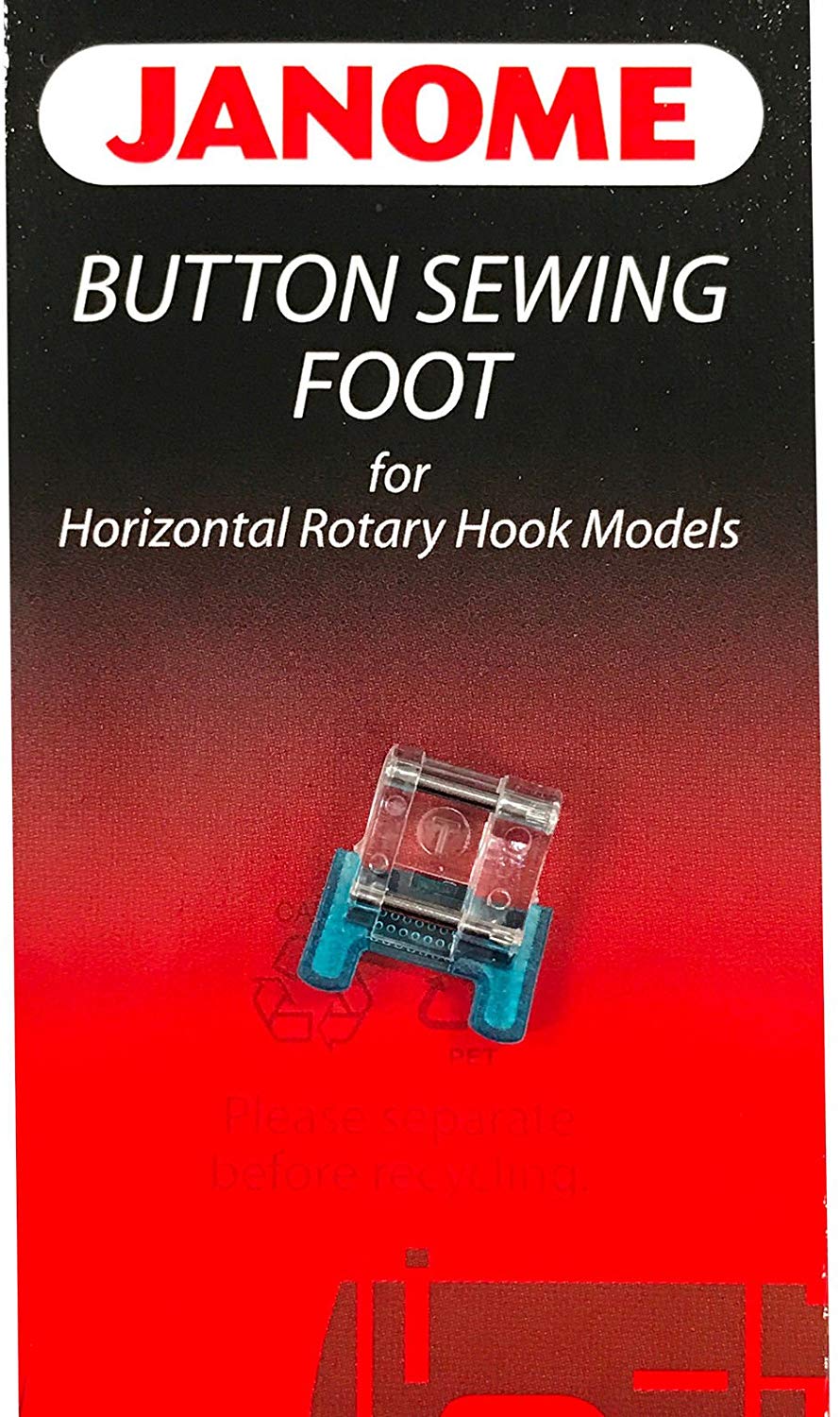 Janome Button Sewing Foot for #200136002 Horizontal Rotary Hook Models