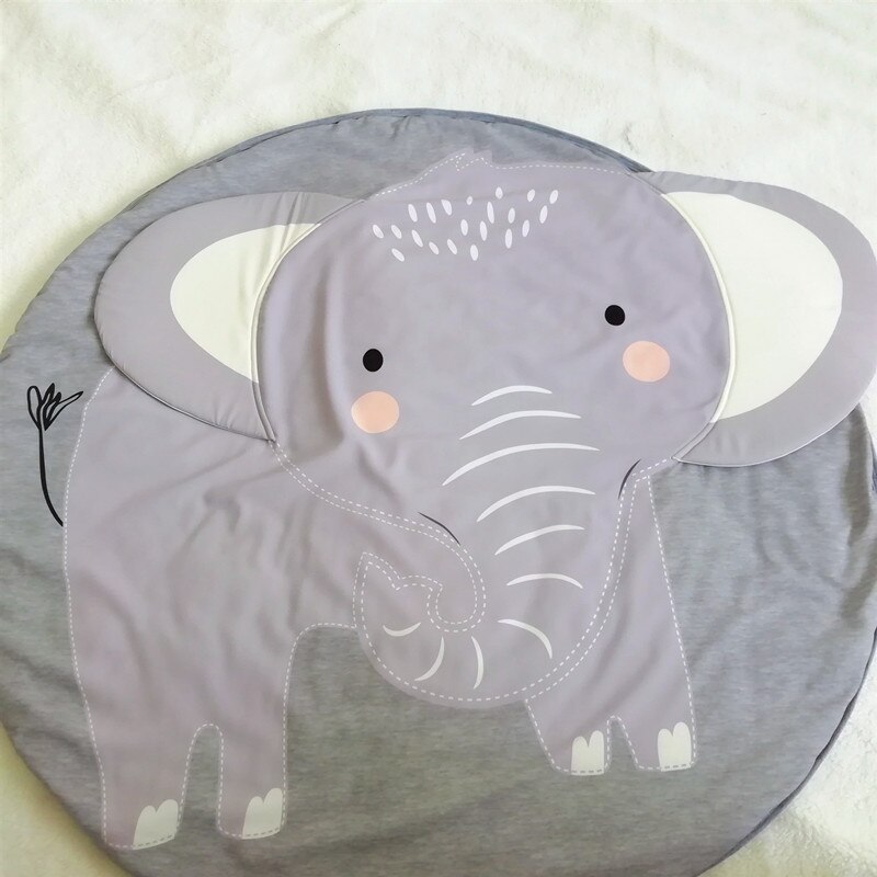 newborn baby bedding sheet elephant baby crib sheets cotton warm kids floor mat playing carpet room decoration tapete infantil