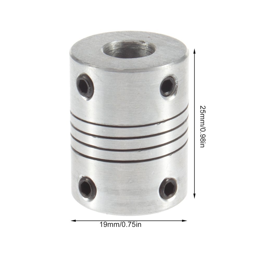 5X8 Mm Motore Ganasce Albero Accoppiatore 5 Mm a 8 Millimetri Accoppiamento Flessibile Od 19X25 Mm whoelsale