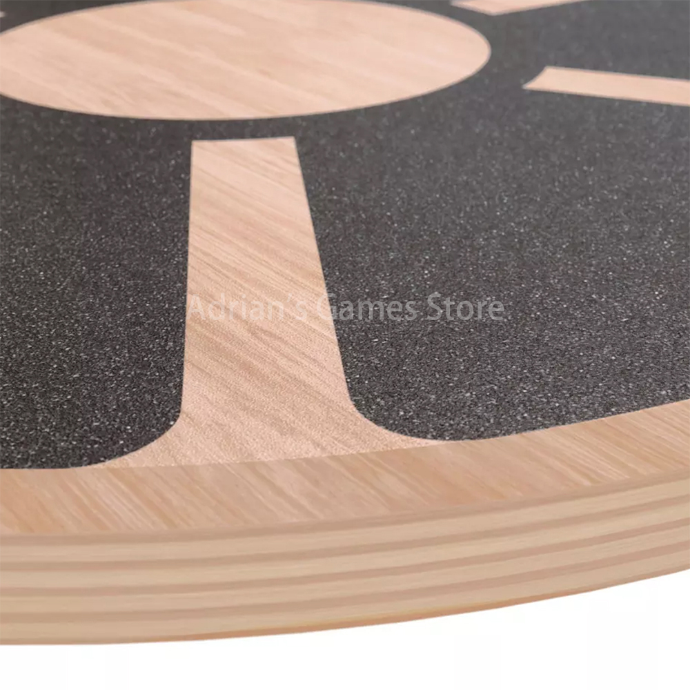 Tabla Wobble antideslizante de madera, tabla de equilibrio de tonificación de 40cm, tablas de Pilates, núcleo de tabla deportiva, almohadilla de entrenamiento