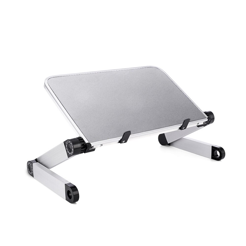 Adjustable Laptop Desk for Bed Sofa Portable Folding Computer Table Ergonomic Notebook Study Laptop Stand Small Tray: A White