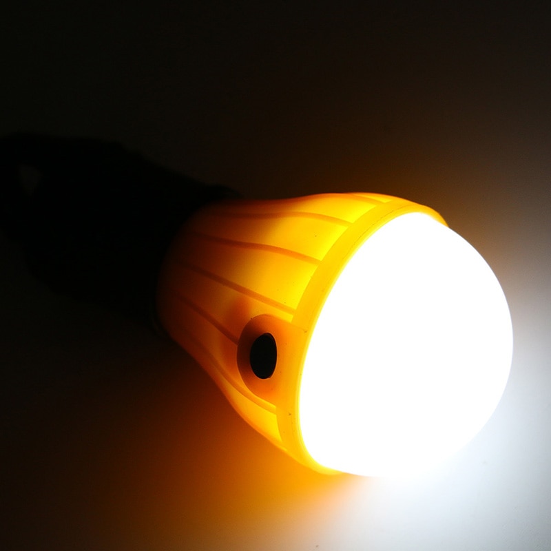 Lanterna portátil tenda luz led lâmpada de emergência à prova dwaterproof água pendurado gancho lanterna para acampamento 4 cores uso 3 * aaa