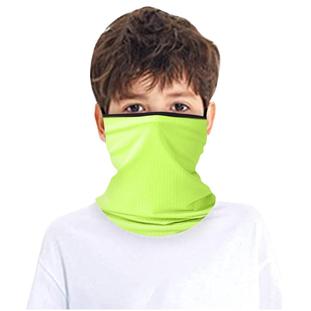 25#  kinder rave bandana sjaals nekwarmer buis hoofddeksels voor jongens en meisjes gezichtssjaal buitensporten halve gezichtsfiets sjaal