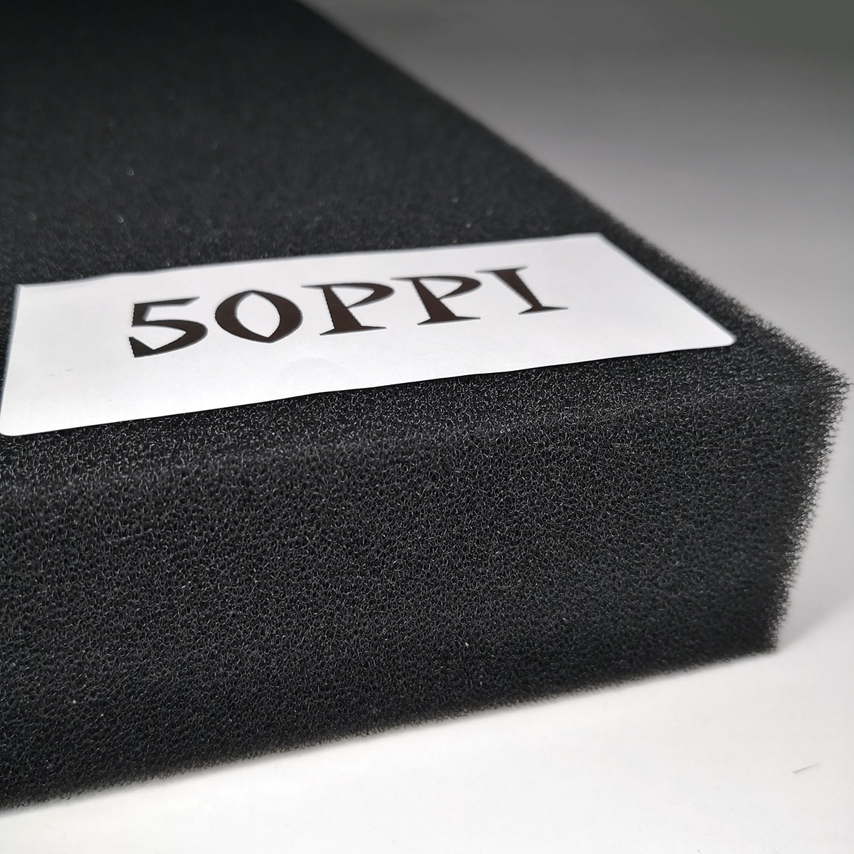 50x50cm Black Filtration Foam 15 25 35 50PPI Biochemical Cotton Filter Aquarium Fish Tank Pond Foam Sponge Filter Long Use Time