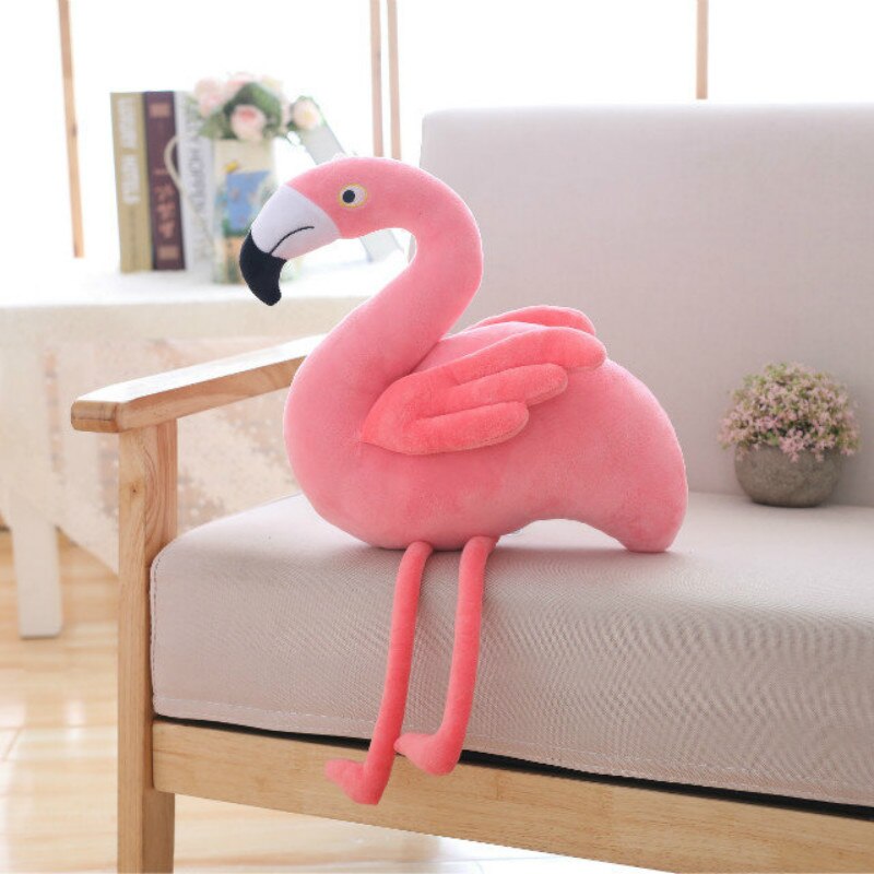 Roze Meisje Hart Flamingo Dude Knuffel Met Slapen Kussen Doek Pop Cadeau Voor Kinderen En Meisjes: 40cm