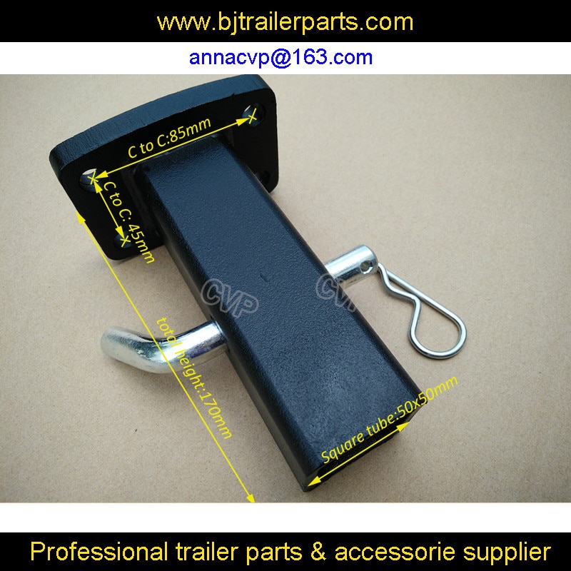 CVP – crochet récepteur pour remorque, adaptateur d&#39;attelage, montage sur plaque, pièces de camping-car, accessoires pour caravanes
