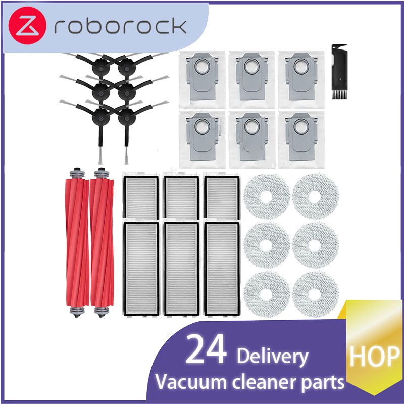 HOP Vervanging Voor Roborock Qrevo Pro Qrevo MaxV Qrevo S P10 Pro Robot Stofzuiger Accessoires Roller Stofzak Onderdelen