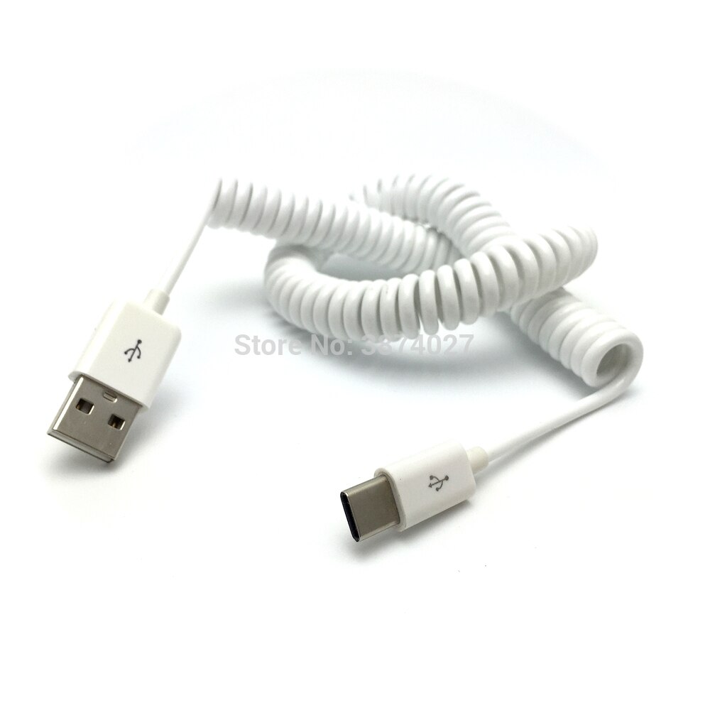 Frühling dehnen USB-C 3,1 Typ C Stecker auf USB 2.0 Einem Männlichen Daten kabel für HUAWEI P9 10 Onepuls 2 3 Nexus 6 P 5X S8 + 100 cm/300 cm
