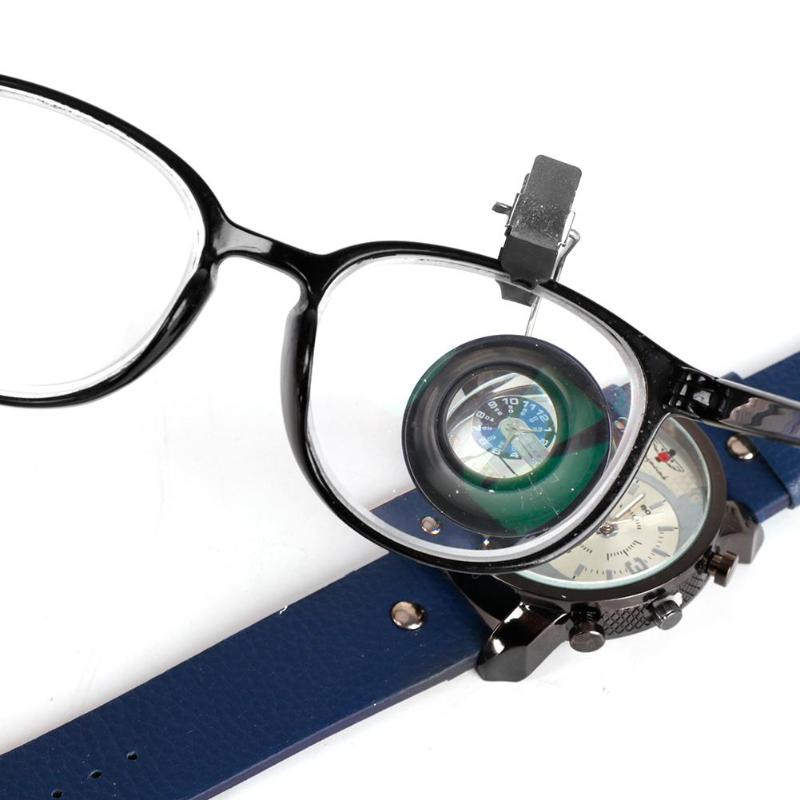 5X/10X/20X loupe de lunettes à clipser Loupes loupe horloger bijoutiers outil montre outil de réparation