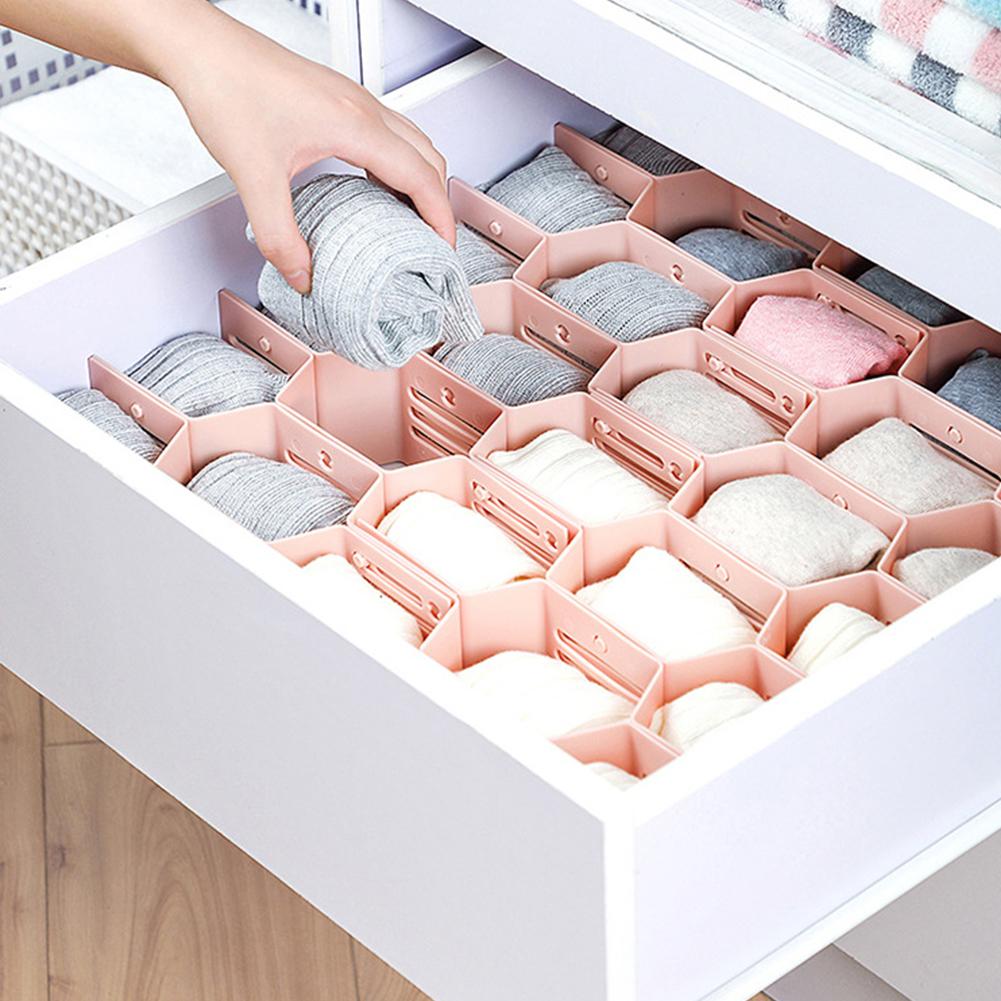 12Pcs Grid Schublade Teiler Bord Hause DIY Lagerung Rack Split Bar Socken Organizer Eesy Zu Installieren Schublade Teiler Bord
