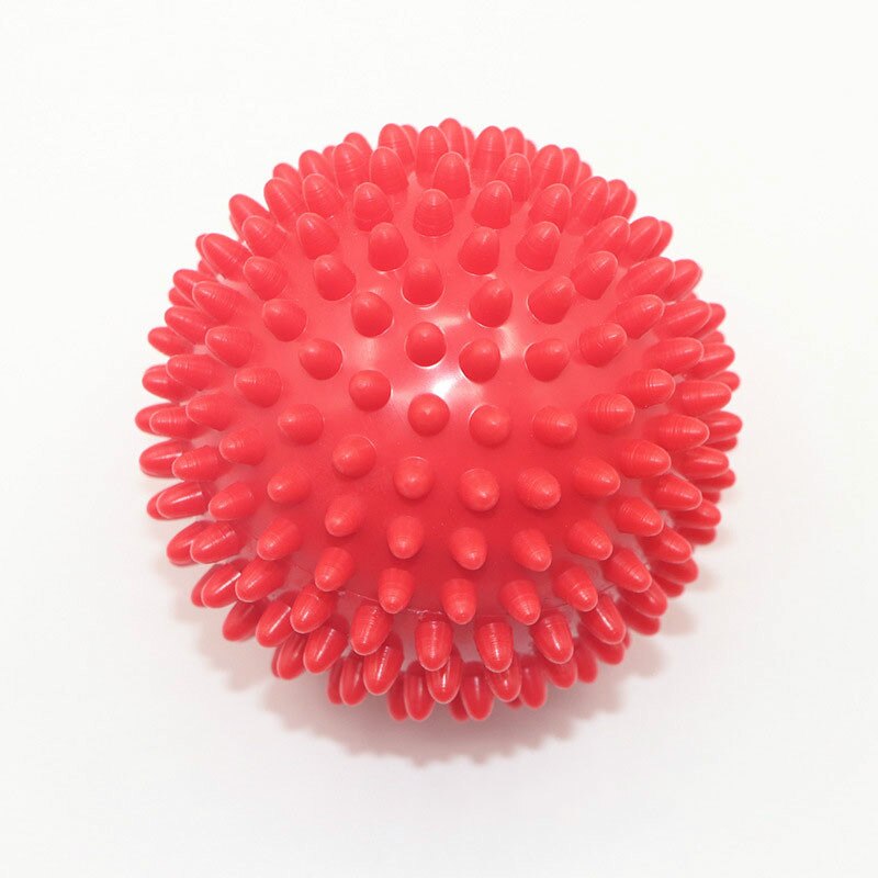 Unique 7.5cm/9cm Durable PVC Spiky Yoga Massage Ball Drain Point Fitness Hand Foot Pain Plantar Fasciitis Reliever Hedgehog Ball: 7.5CM / 01