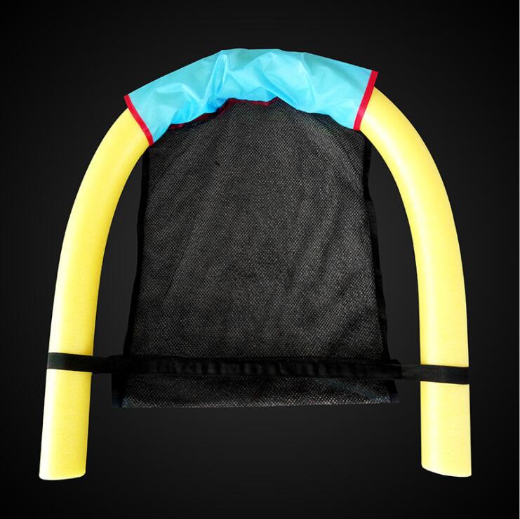 Float Zwembad Stoel Mesh Zwemmen Ring Bed Stoel Voor Kinderen/Volwassen Bed Seat Water Stoel Veilig Float Water zwembad Fun Party Zwembad Speelgoed: 001YELLOW / Optie 4