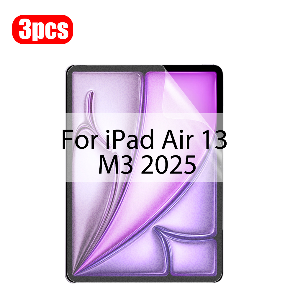 3Pcs Paper Feel Like Screen Protector For ipad Air 11 Pro 13 10th 9th Generation 8 7 6 Air 5 4 Pro 11 12.9 10.5 No Glass: Ivory