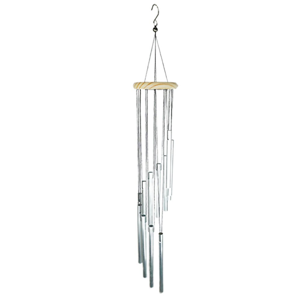 Campanas de viento de Metal para exteriores, campana de jardín, campanas de ventana, decoraciones colgantes de pared, decoración del hogar, viento de madera, novedad: 1