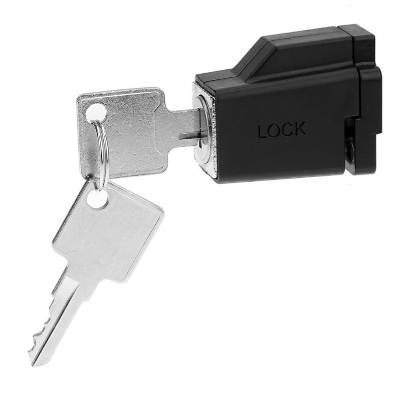 Aluminum Alloy Door Window Security Lock Window Restrictor Locks Sliding Window Lock Child Safety with 2 Keys
