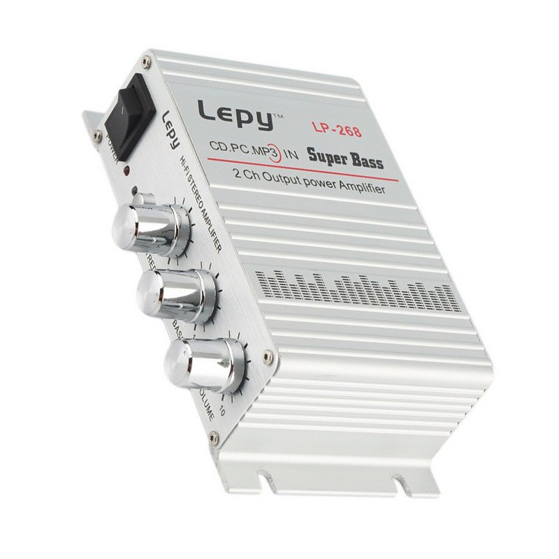 Lepy lp -268 hjem forstærker med radio bil computer 12v effektforstærker bil effektforstærker