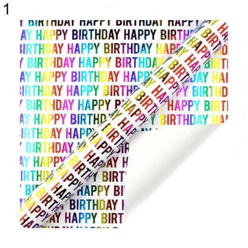 1 Roll Useful Wrapping Paper Delicate Widely Applied Easy to Use Christmas Wrapping Paper Roll: 1