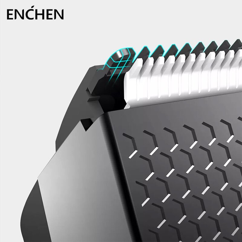 Kit de cortapelos eléctrico XIAOMI ENCHEN, cortadora de barba , cortadora de pelo recargable sin cable USB
