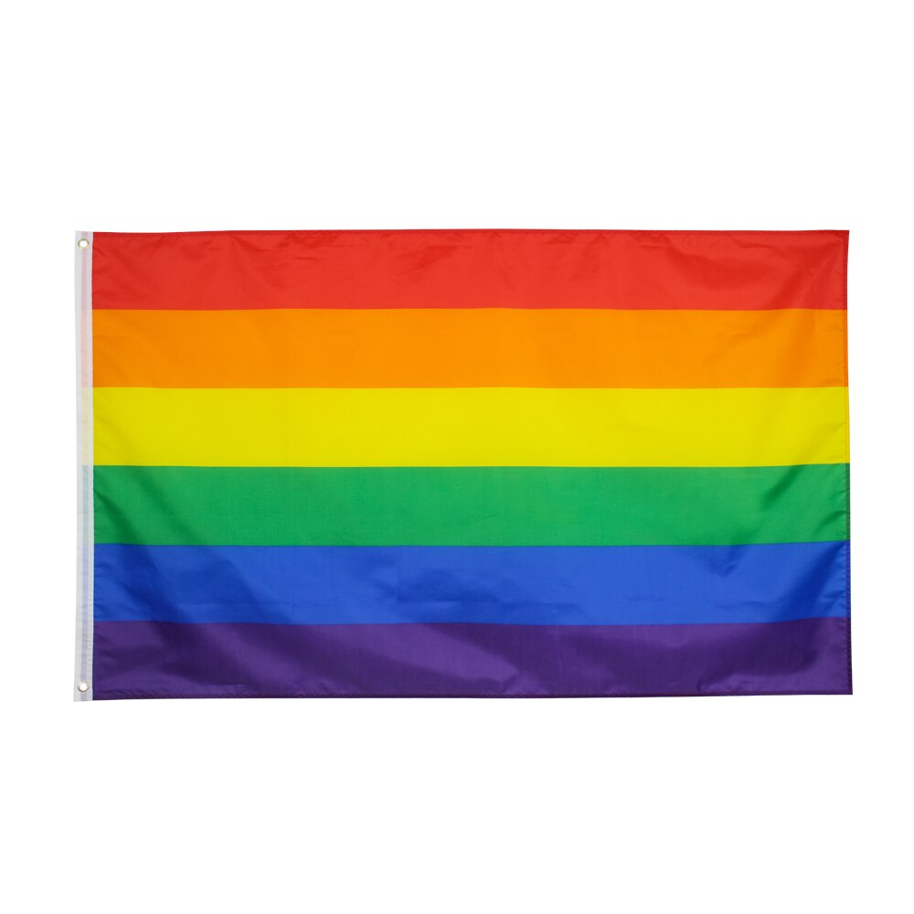 90*150cm lgbt vrede gay pride regenboog vredesvlaggen ter decoratie: D