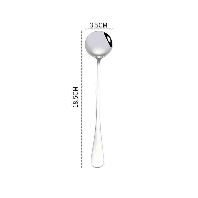 SEEAN Wood Soup Coffee Spoons Teaspoon for Eating Mixing Stirring Cooking, Long Handle Spoon with Japanese Style Kitchen Utensil: 221
