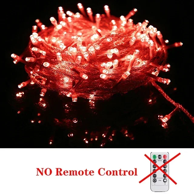 2M-100M Led String Fairy Lights Christmas chain Garland Outdoor Waterproof for Party Ramadan Wedding Decoration: Cold White / X