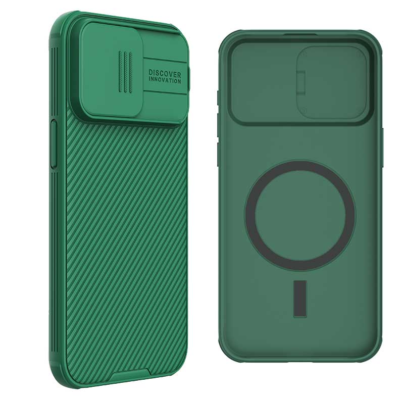 Coque MagSafe Antichoc Pour IPhone 12 à 15 Pro Max - TPU + Verre - Aimant Intégré