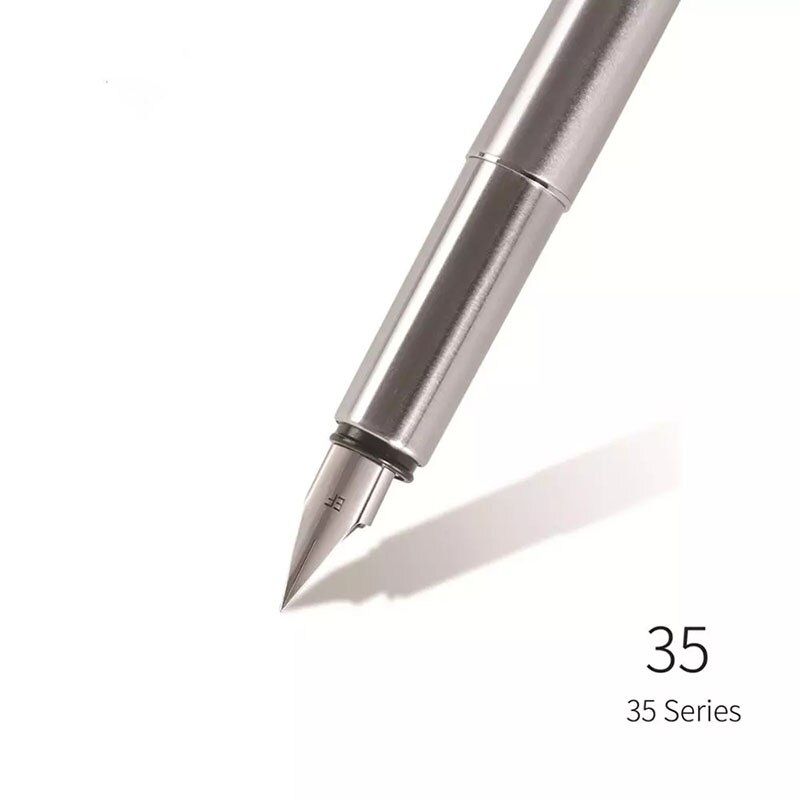35 Series Fountain Pen Steel Barrel Airplane Extra Fine Tip Ink Pens Office Business School Writing Calligraphy A6118