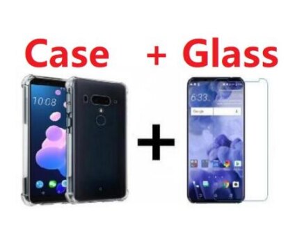 Transparent Phone Cases For Huawei Honor 10x Lite Case + Tempered Glass Soft TPU Gel Skin Clear Silicon Honor 30i Cover LRA-LX1: Case and Glass / Honor 30i