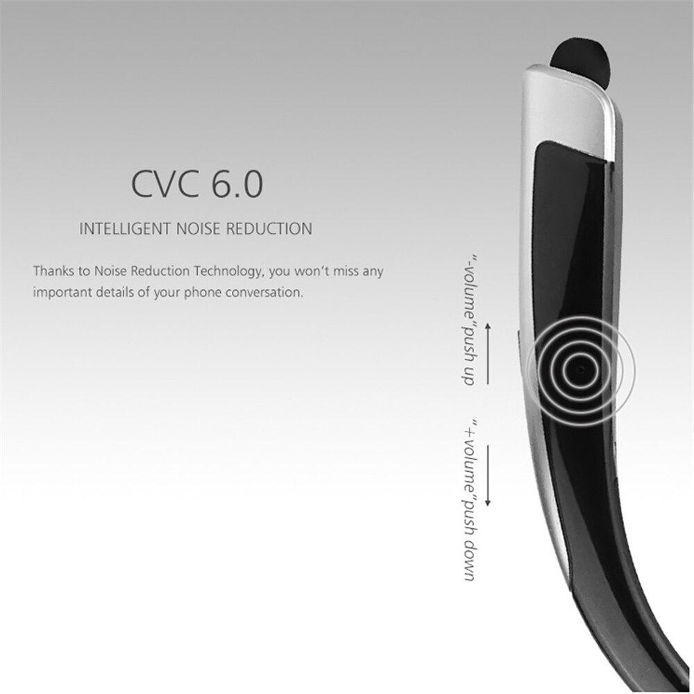HBS-1100 Stereo Bluetooth Headphone Binaural Hand-free Neckband Earphones Mini Wireless Headset