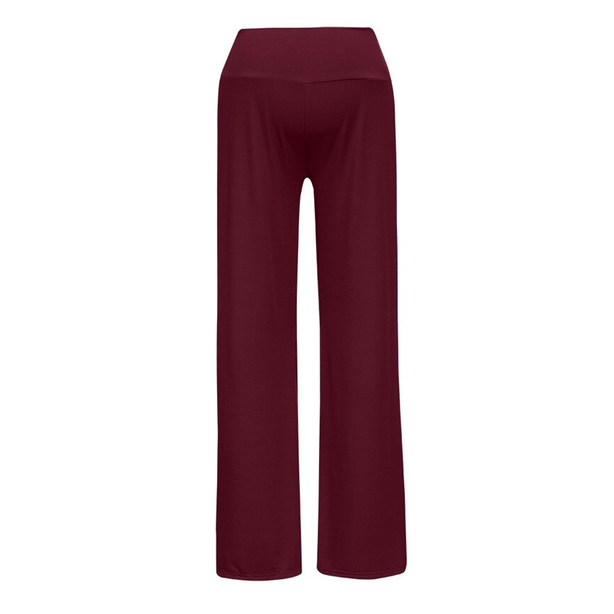 Maternity Pants Plus Size Casual Pregnant Woman Legging Jeans Solid Loose Comfortable Maternity Pant Trousers Nursing Prop Belly: Wine / S
