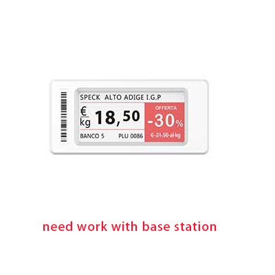 Gicisky 2.13 "2.66'' 2.9 ''4.2'' 7.5 ''Elektronische Prijskaartje Magazijn Plank Label Prijskaartje Inkt screen Display Kaart Epaper: 2.66inch