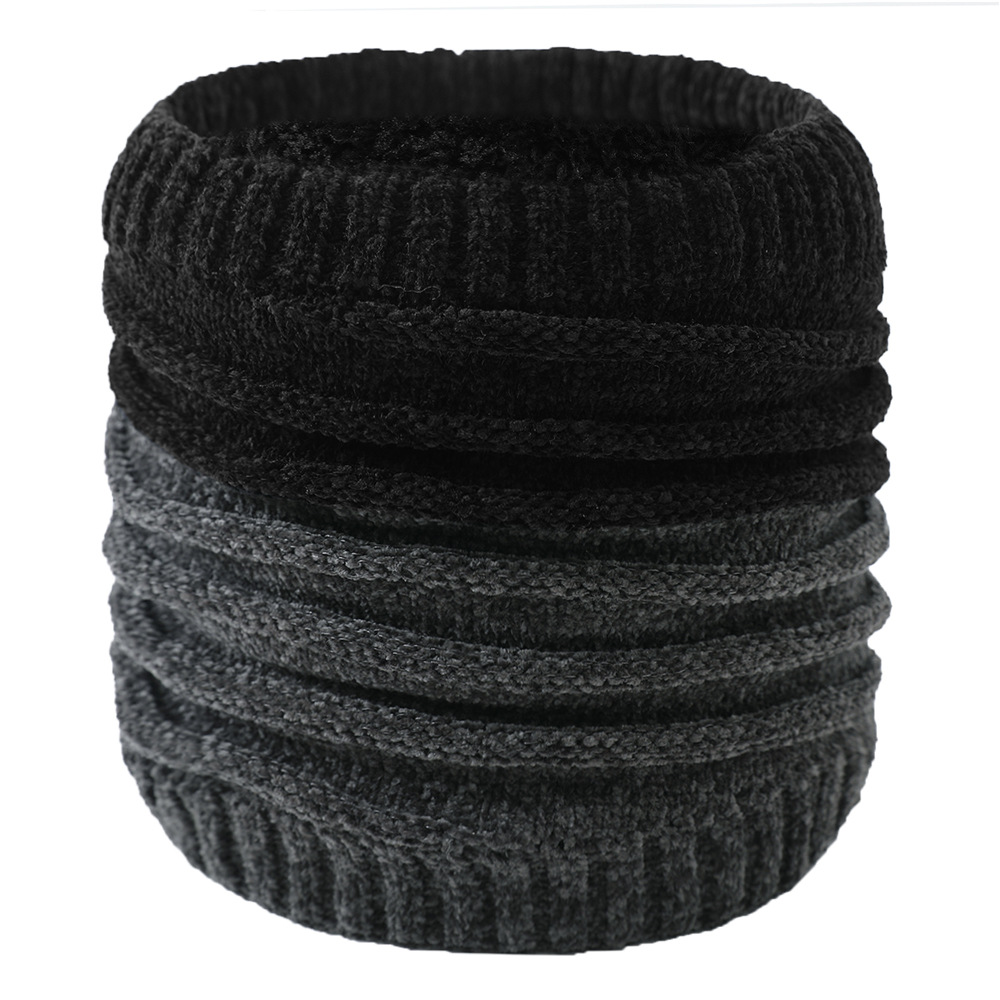 Écharpe en molleton à col pour homme et femme, écharpe à couture coréenne, à simple cercle, pour l&#39;extérieur, hiver: Marron