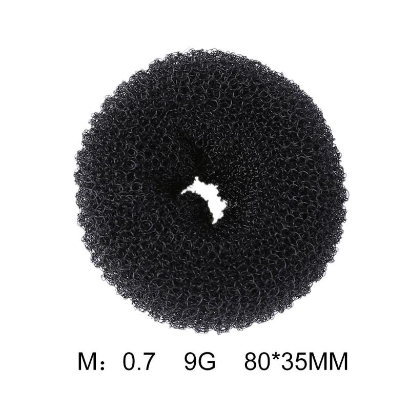 tendance magique cheveux chignon fabricant coréen rue accessoires délicate facile à utiliser cheveux beignet chignon pour les outils de coiffure: Black M