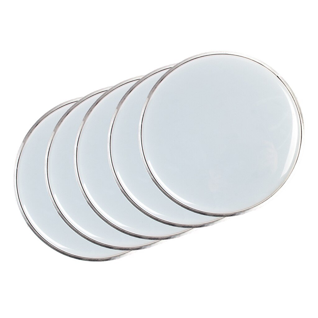 5pcs 8inch Banjolele Head Skin For Banjo Snare Drum DIY Accessories White