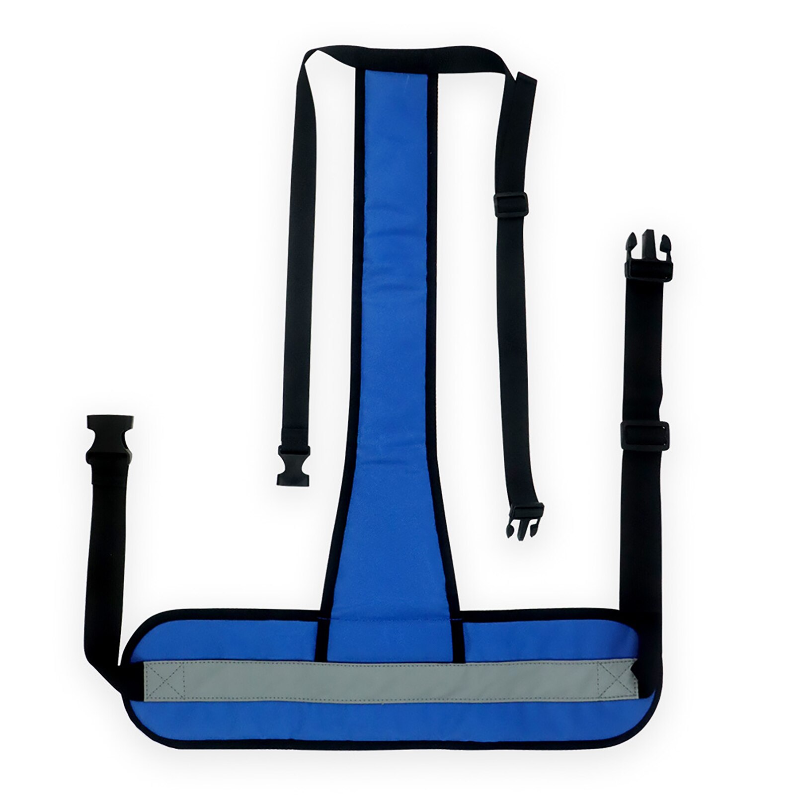Wheelchair Belts Fall Protection Harness Fully Adjustable Restraint Strap for Unstable Patients Elderly People: Blue