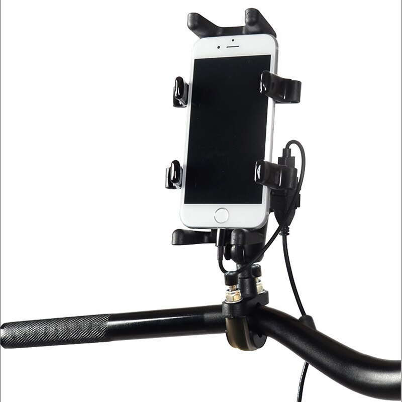 All Metal Construction Motorcycle Phone Mount 1" Ball Connection Heavy Duty Loaded Phone Holder Compatible with RAM 1 Inch Ball