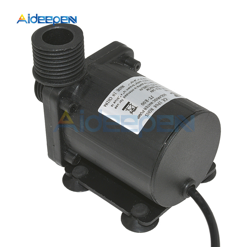 DC 12V 24V 800L/H 5m 22W Solar Brushless Motor Water Circulation Water Pump Submersibles Water Pumps Centrifugal Pump: 24V