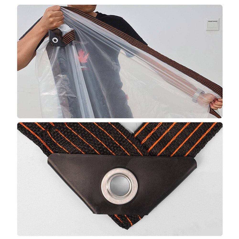 Plastic Film Rainproof Cloth Sun Shade Garden Shed Waterproof Tarpaulin For Cold Protection Meaty Thermal Insulation Cover