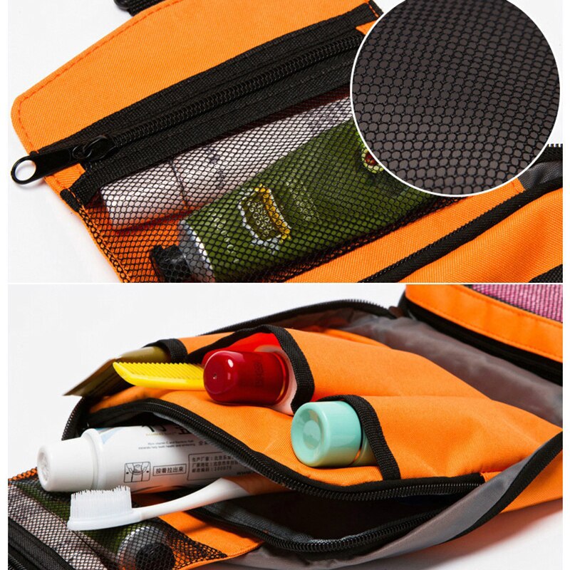 Sac de voyage multifonctionnel de imperméable à l'eau Portable articles de toilette hommes et femmes cosmétiques sac de rangement sac de toilette suspendu