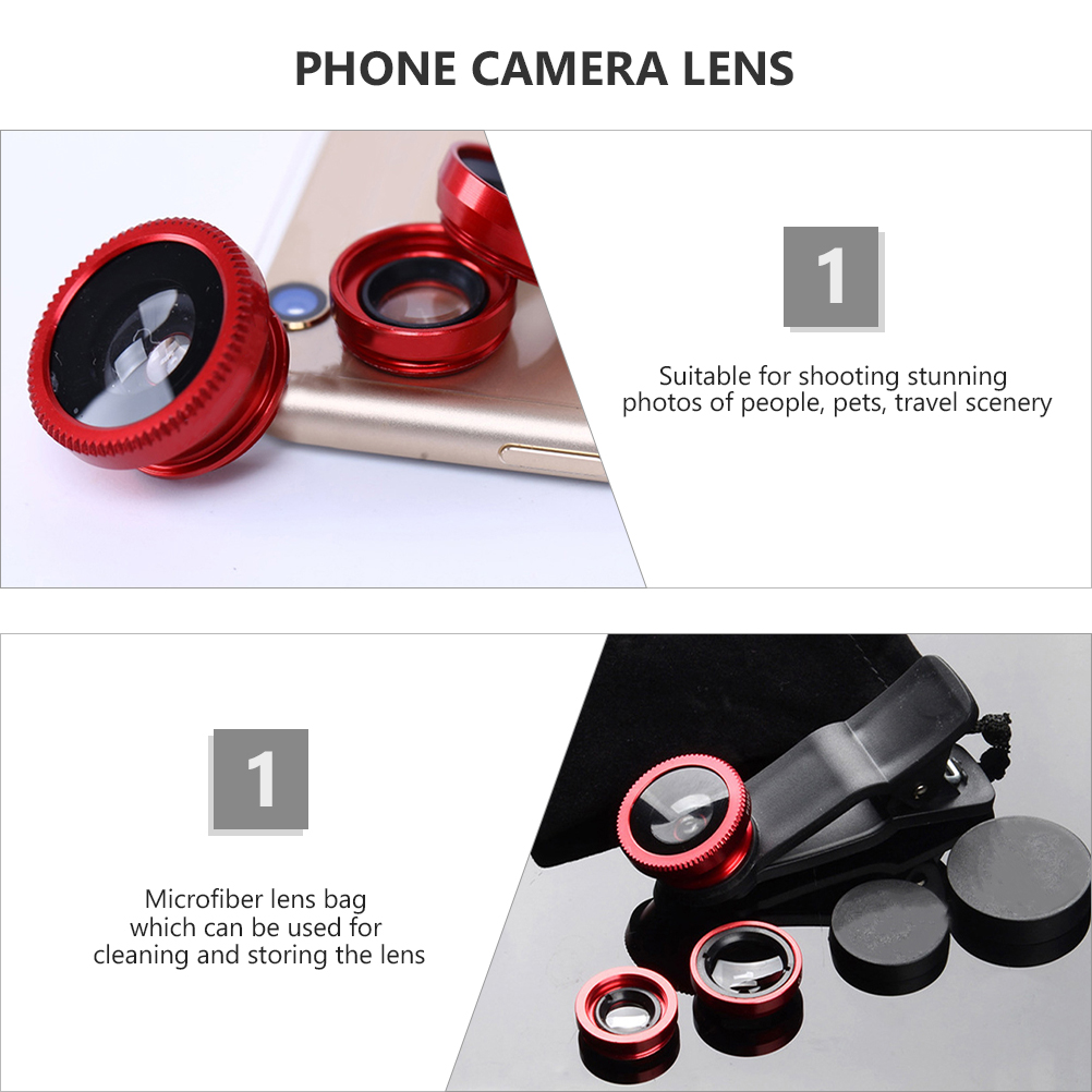 2 Sets Multipurpose Smartphone Lens For Flower Insect Landscape Photography